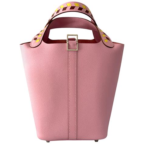 hermes mauve sylvestre picotin|Hermes picotin luggage.